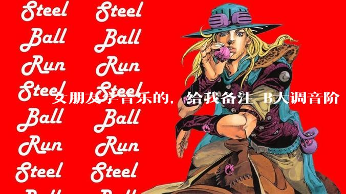 女朋友学音乐的，给我备注 B大调音阶 是什么含义呢？